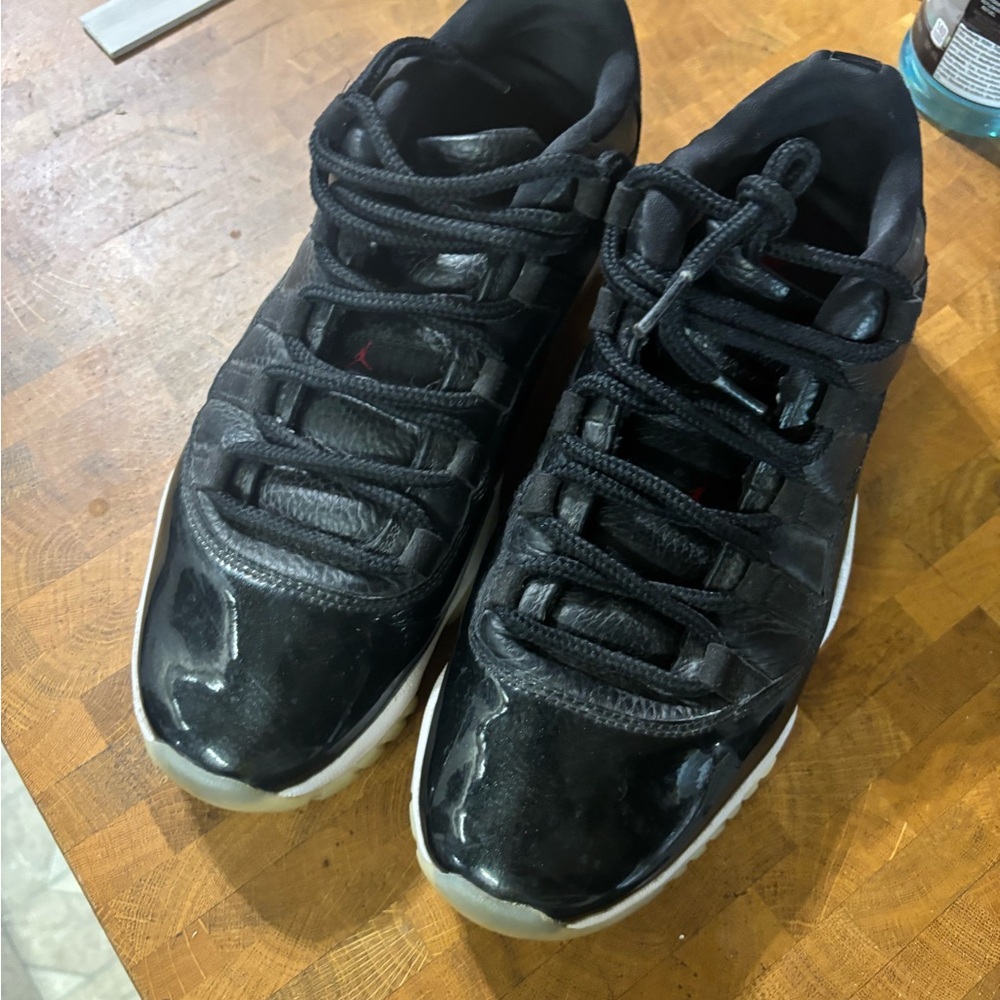Jordan Black and White Sneakers